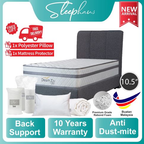 Dreamzzz Mattress With Bed Frame, Super Single Bed Frame With Storage Malaysia