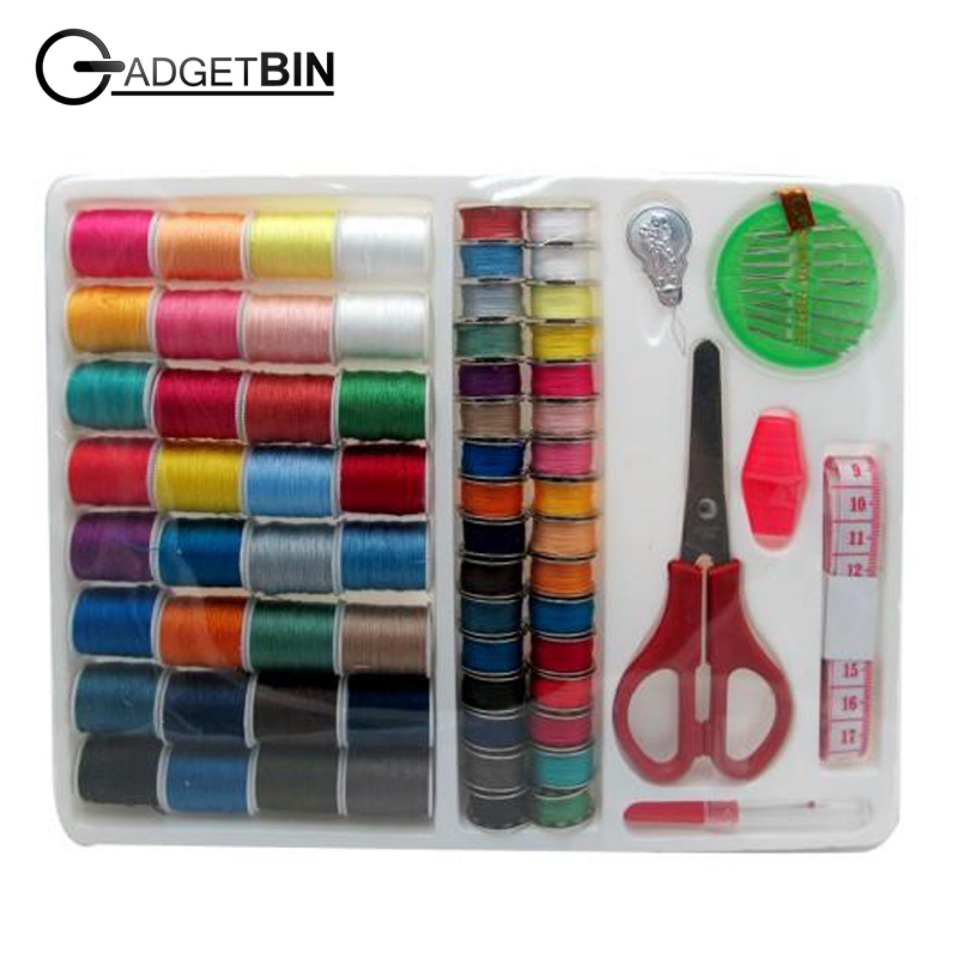 Gadgetbin 100 Pcs DIY Sewing Kit Set with Sewing Kit Box