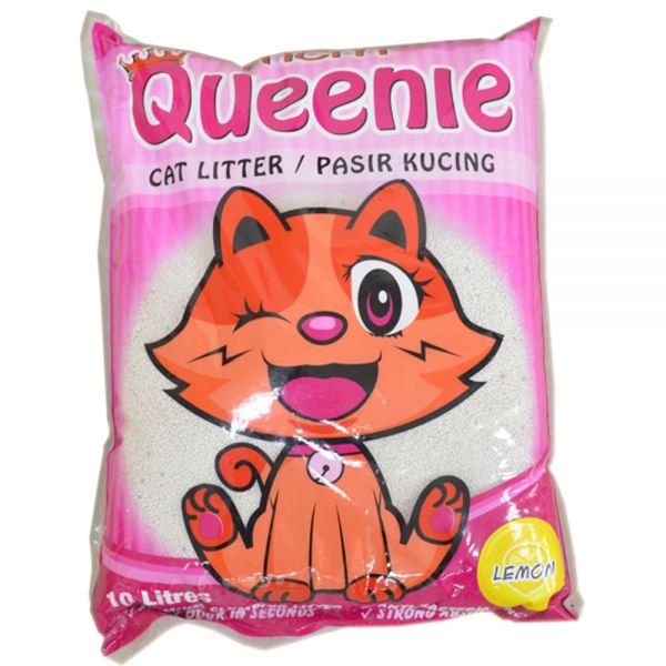 QUEENIE CAT LITTER - LEMON 10L