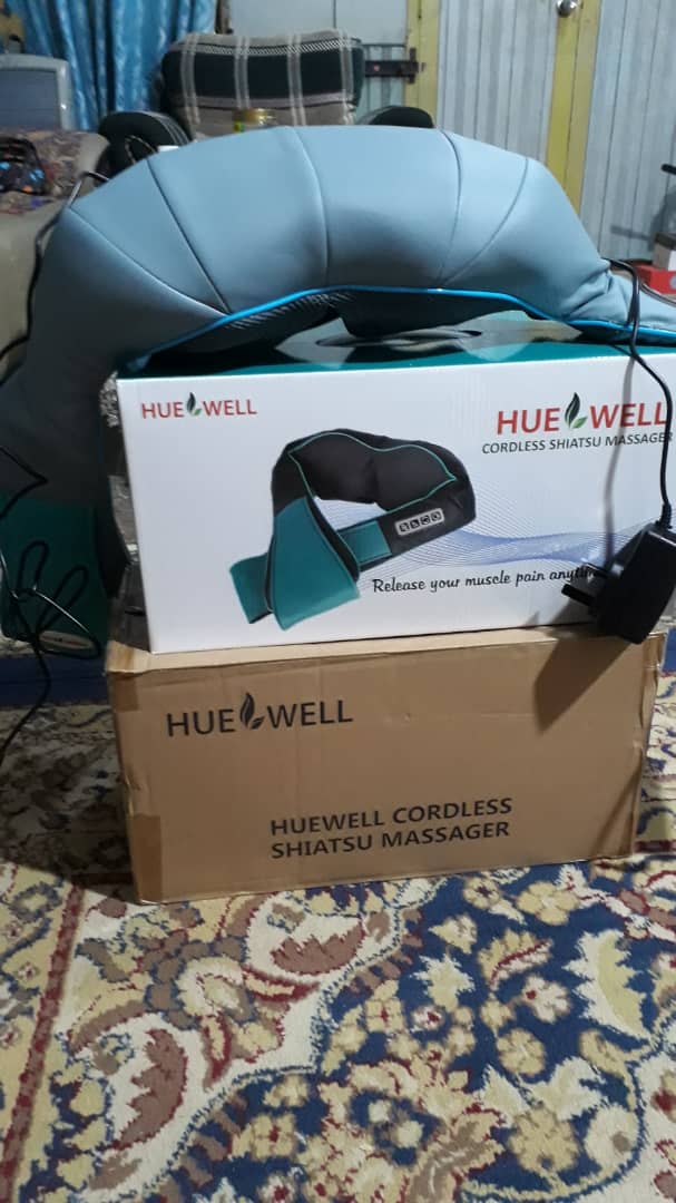 Huewell Cordless Massager Massager Cover Adapter Set Foldable Bag