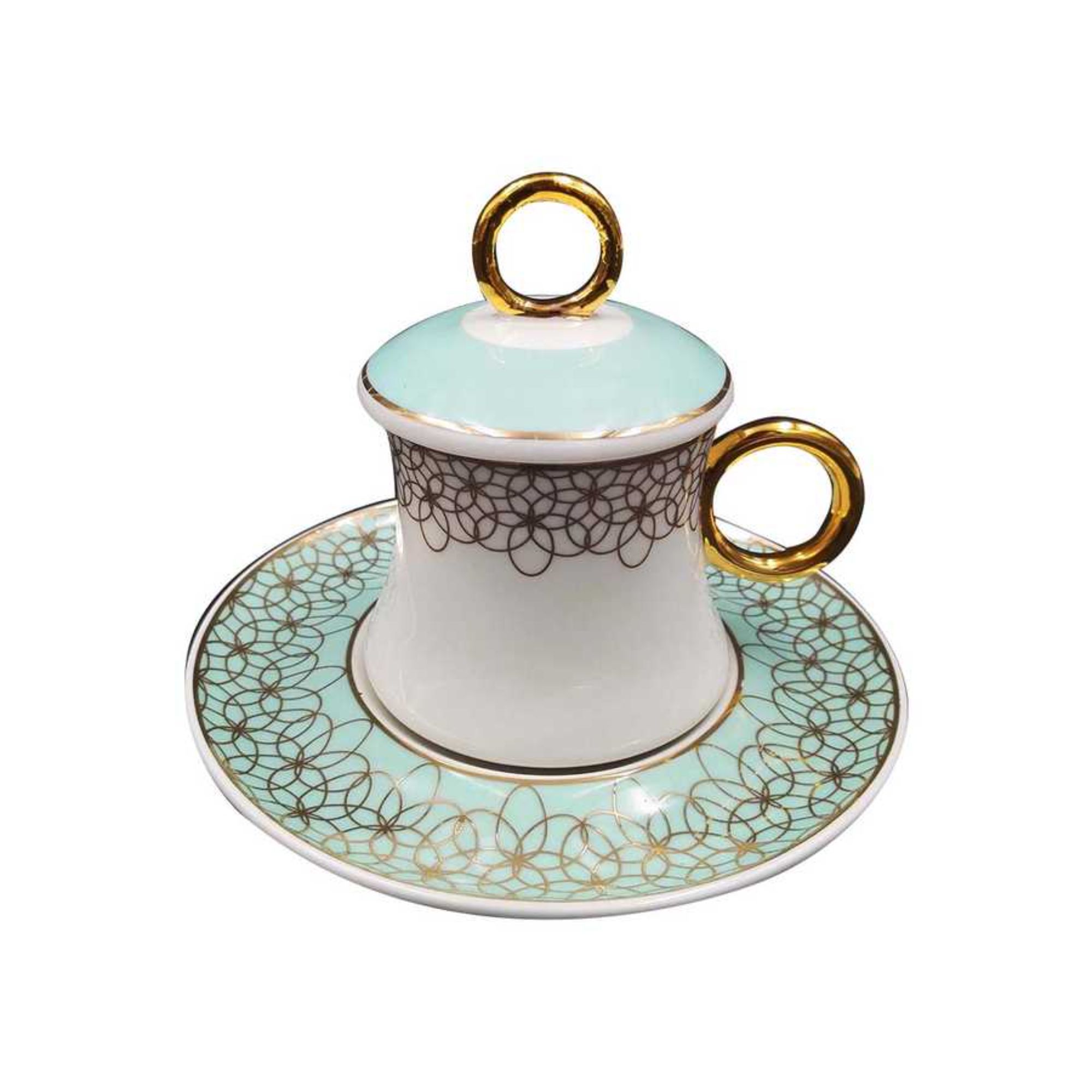 Korkmaz Freedom 6pcs Coffee Cups with Cover Set A8635
