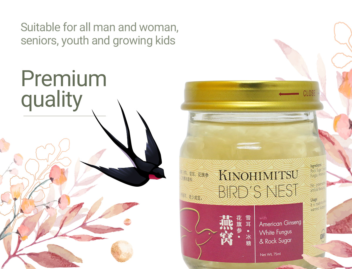 KINOHIMITSU Bird’s Nest with American Ginseng CNY Set