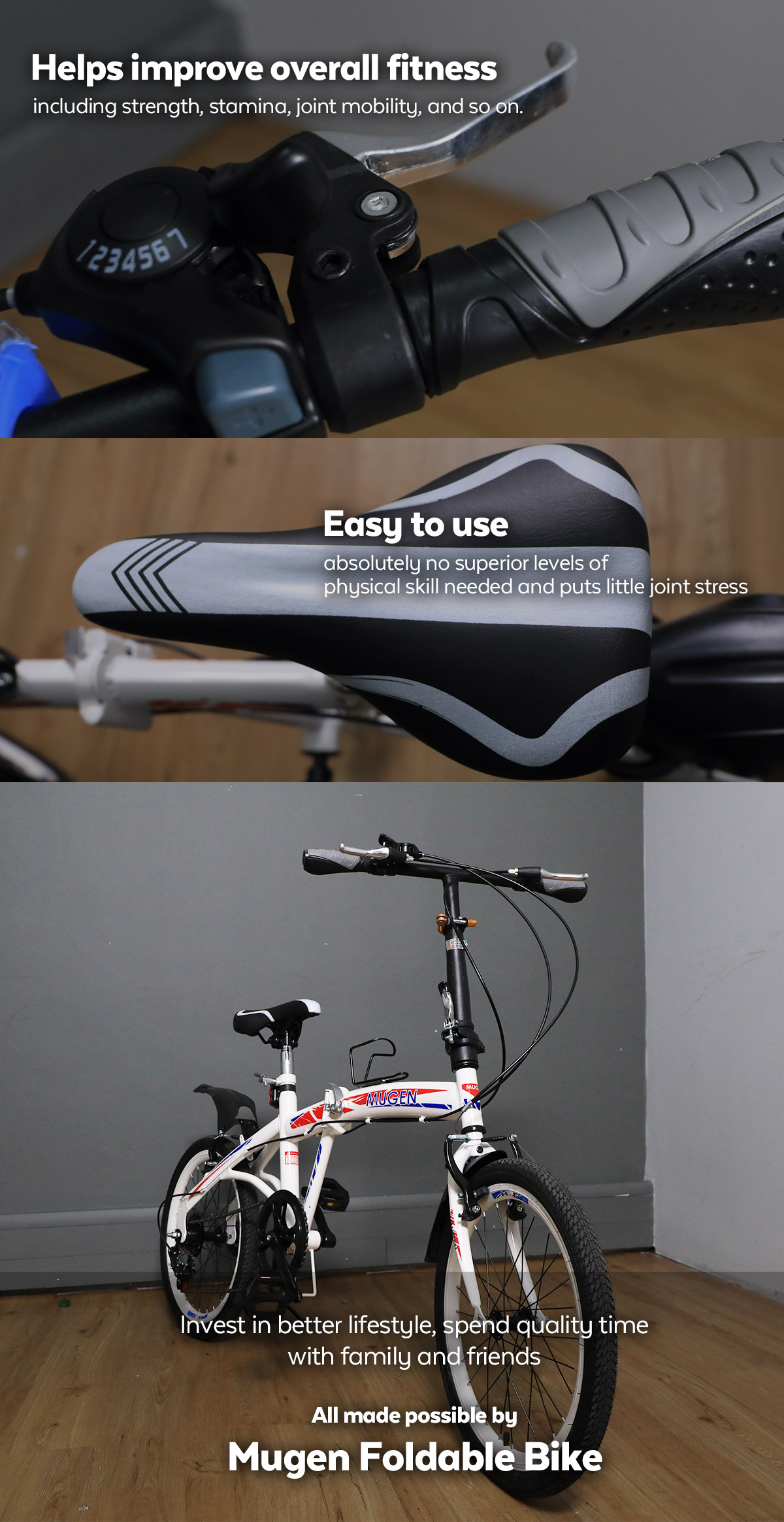 Mugen foldable bike clearance