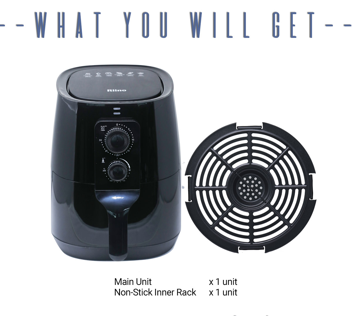 Riino Rapid Air Fryer